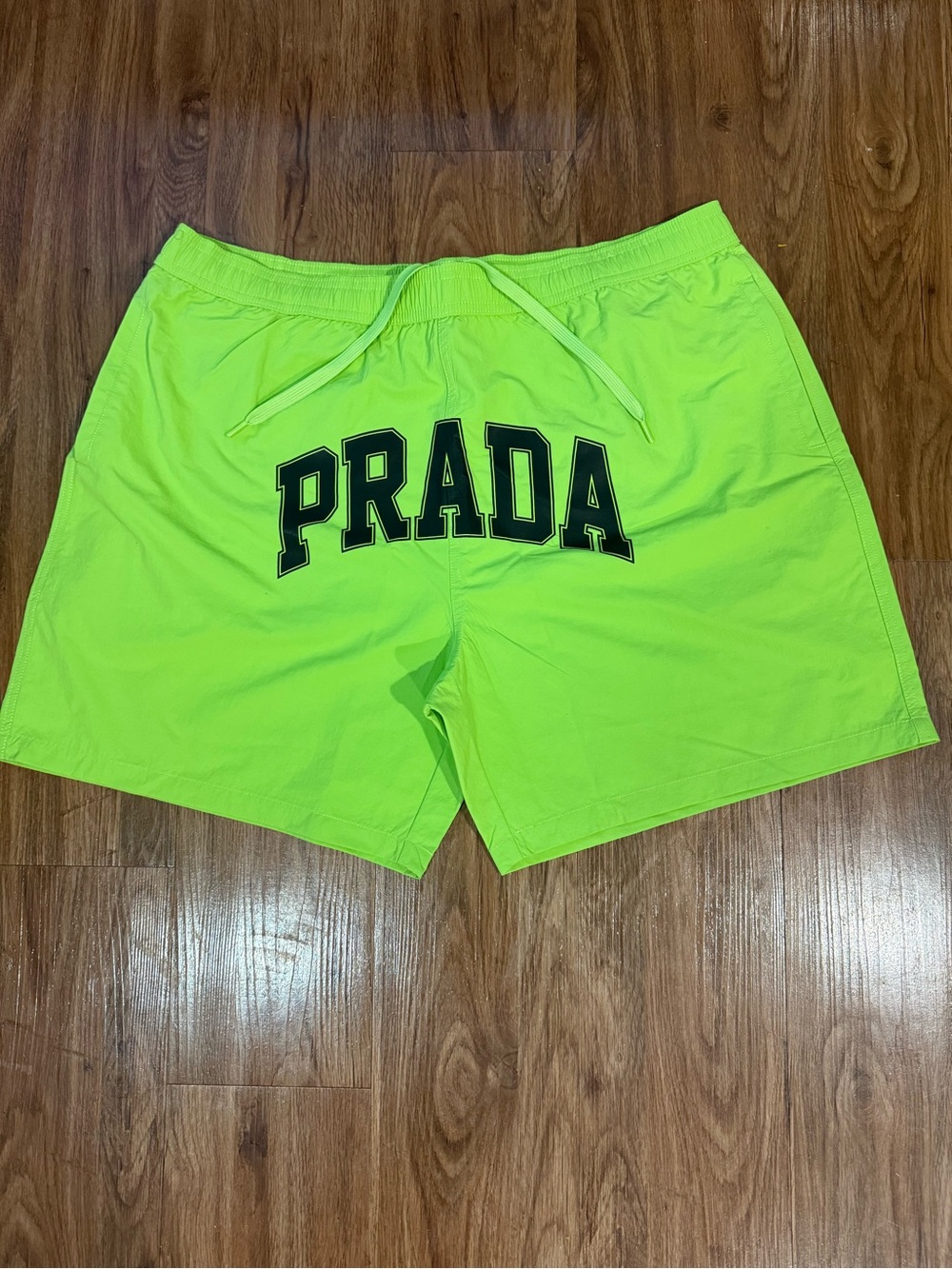 Secret Club Arc Prada Neon Lime Swim Shorts Size 2XL Limited Edition BNWT